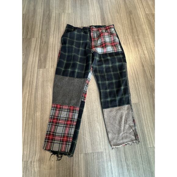 Stussy Patchwork Pants Multicolor Streetwear Size L - Picture 1 of 5